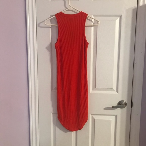 S Orange Revamped Bodycon Dress - Picture 2 of 3